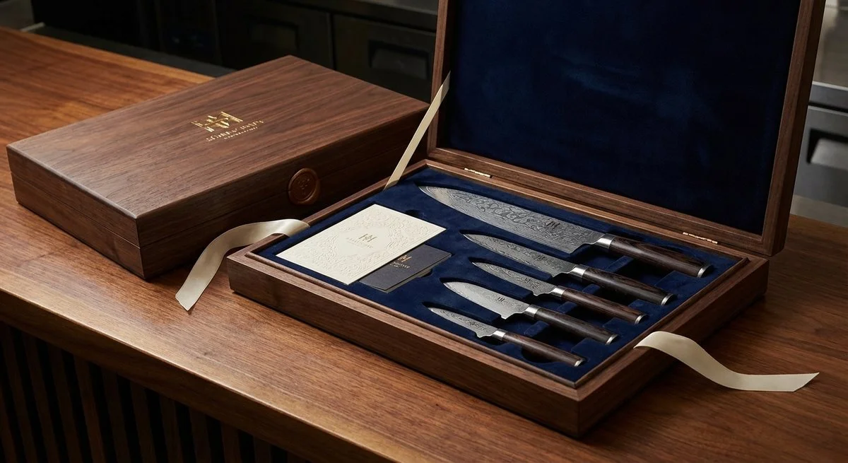 Set di coltelli Global in elegante confezione regalo